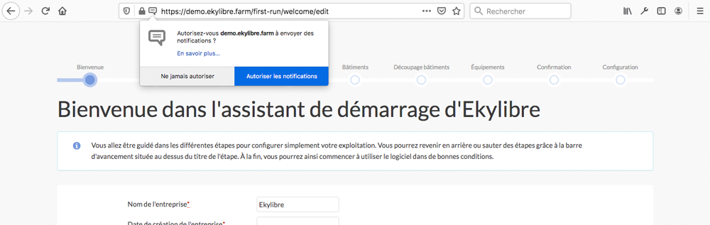 Notifications navigateur