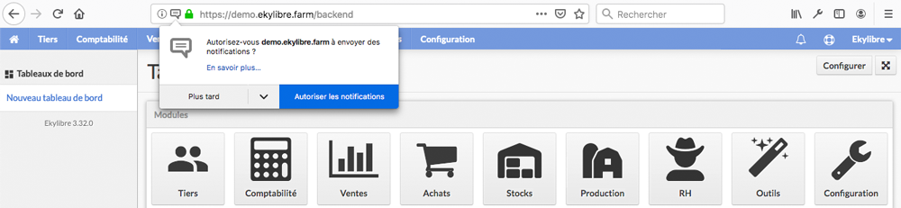 Notifications navigateur
