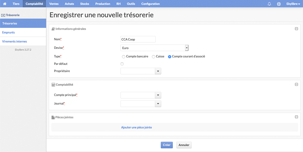 Compte courant d'associé