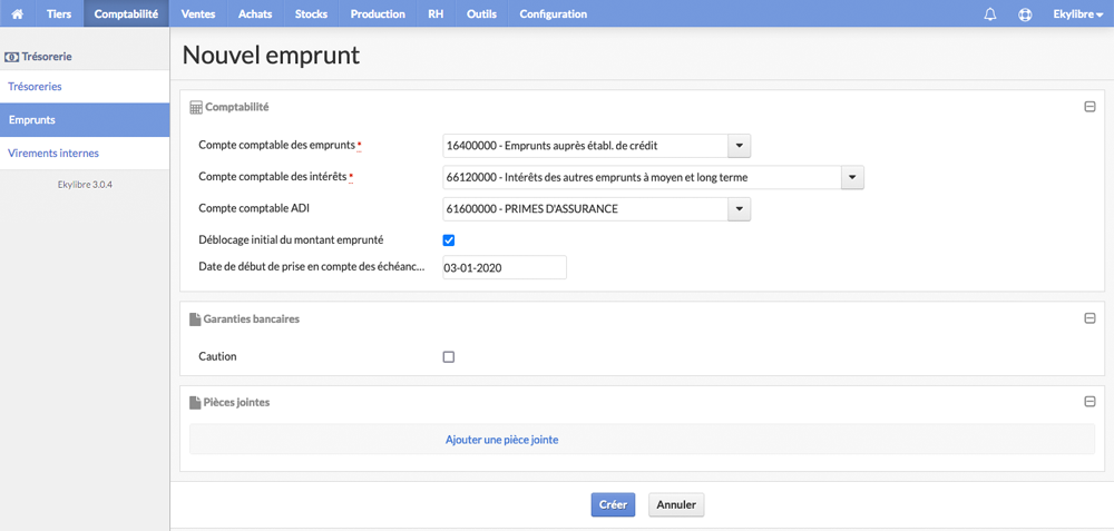 Nouvel emprunt