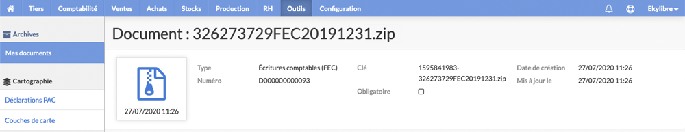Archive FEC - TXT
