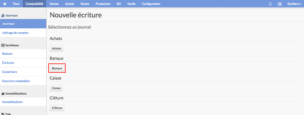 Liste des journaux