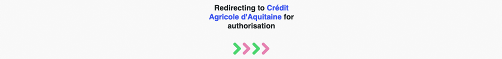 Redirection banque