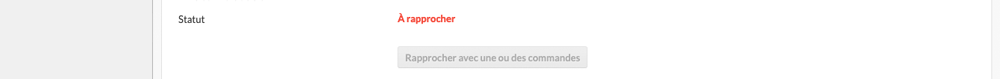 Bouton inactif