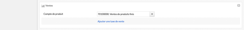 Ajout taux de TVA