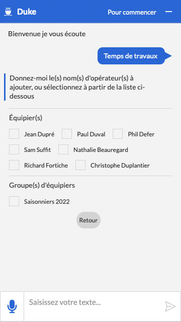 Dialogue Duke