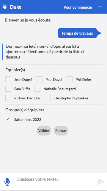 Dialogue Duke