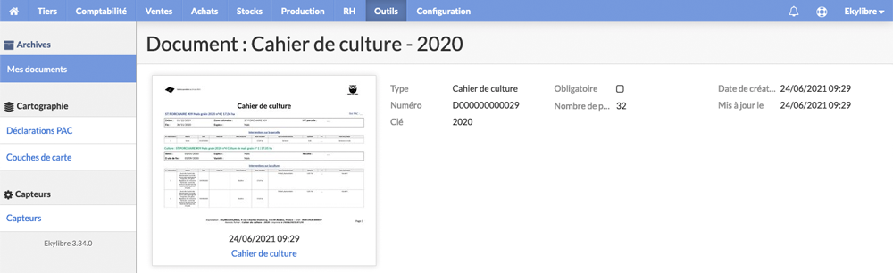 Vignette du cahier