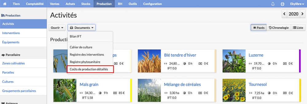 Affichage notification
