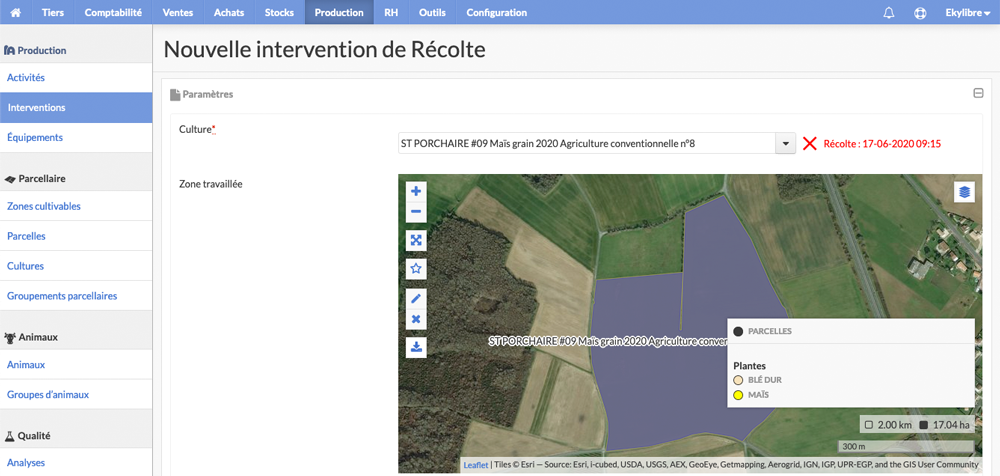 Délai avant récolte