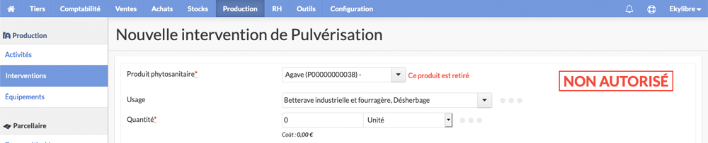 Produit retiré