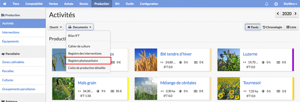 Affichage notification