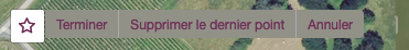 Menu déployé