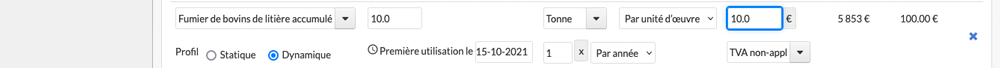 Modifier une dépense