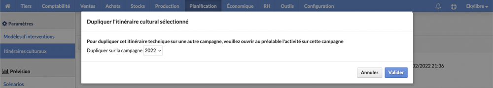 Sélection campagne